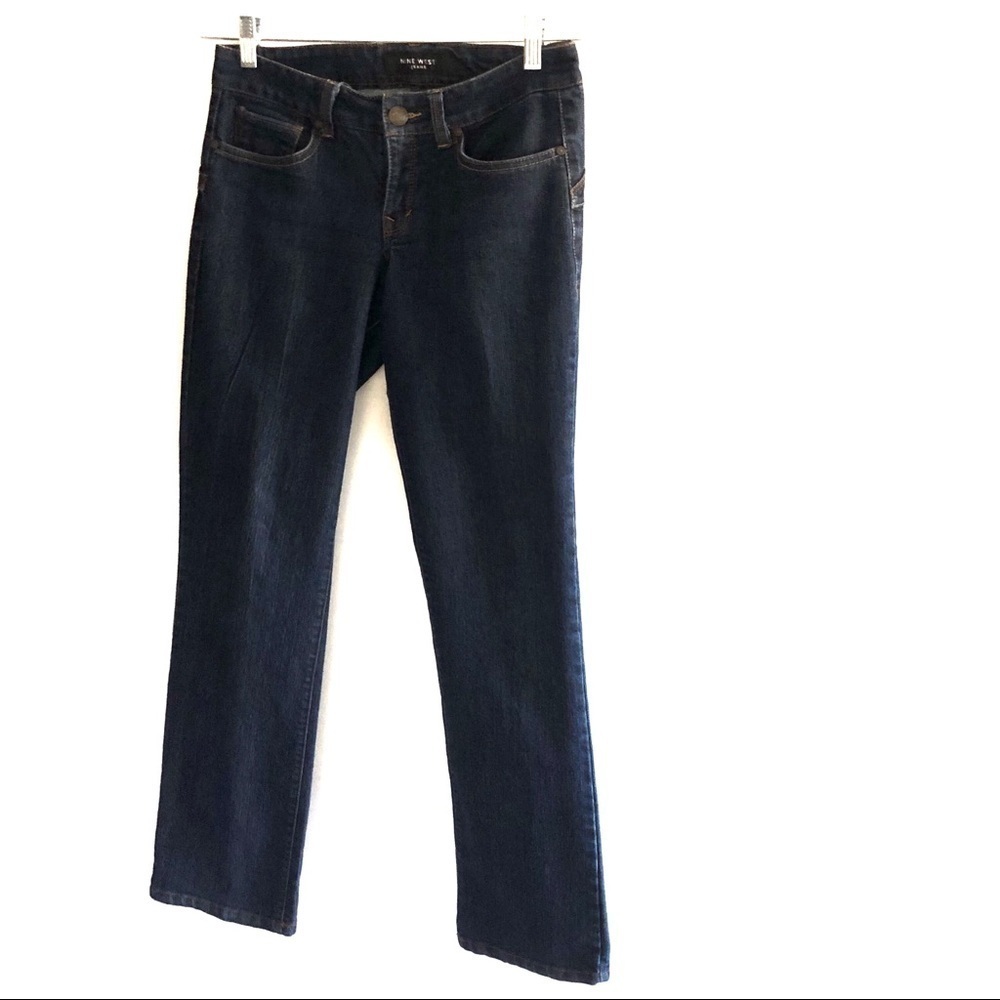 Nine West “Missy” dark wash denim jeans